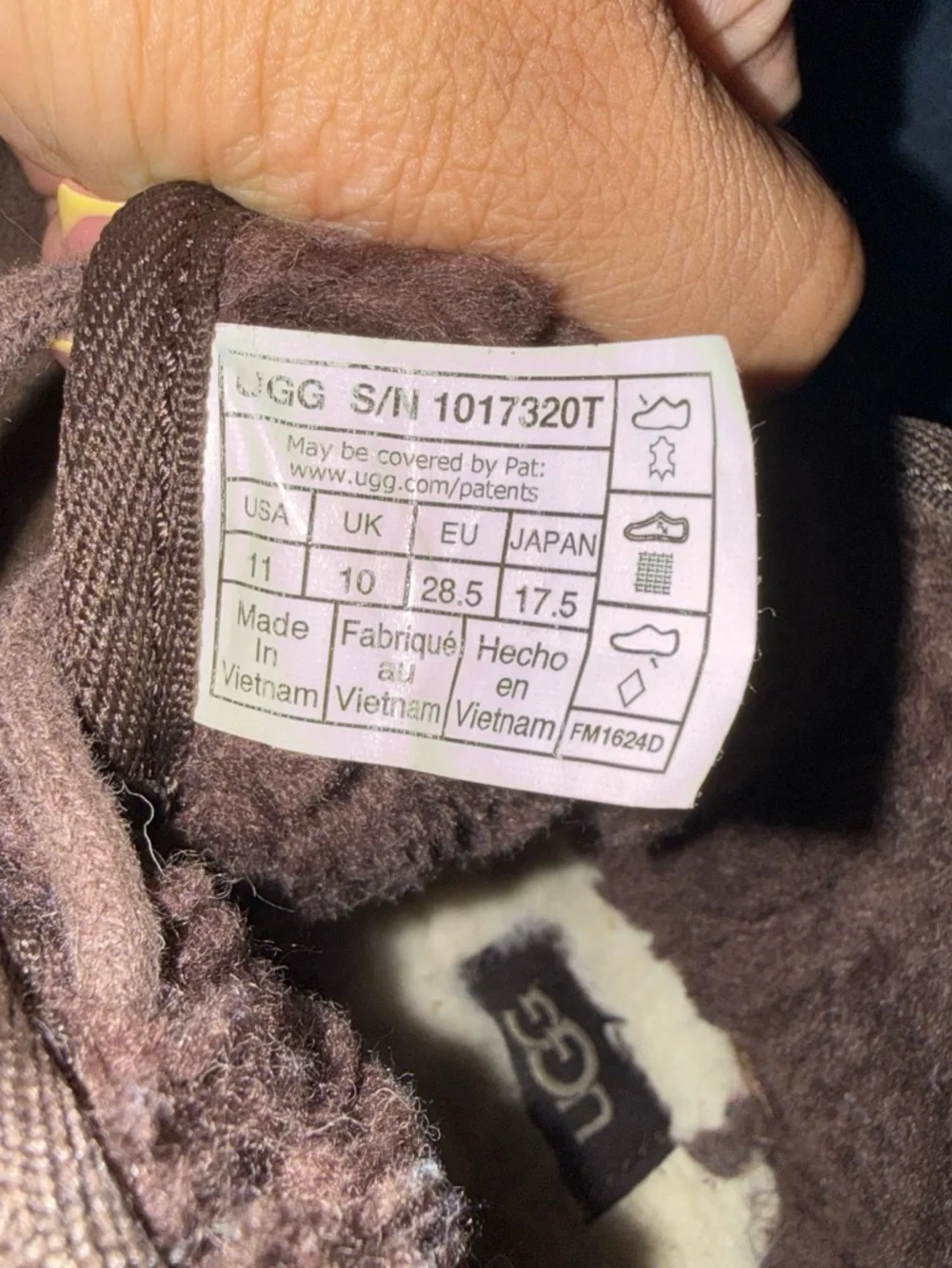 UGG Kids Chocolate Brown Suede Lace-Up Bootie
